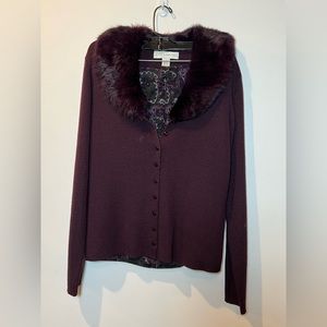 Petite Sophisticate cardigan, and skirt set